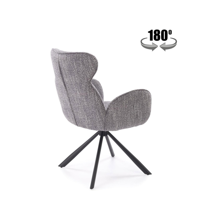 Krzesło obrotowe Chester popielate