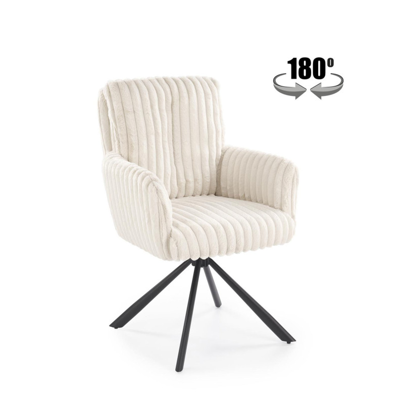 Krzesło obrotowe Denver kremowy Krzesło obrotowe Denver kremowy