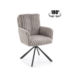 Krzesło obrotowe Denver popielate