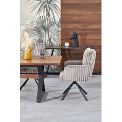 Krzesło obrotowe Denver popielate Krzesło obrotowe Denver popielate