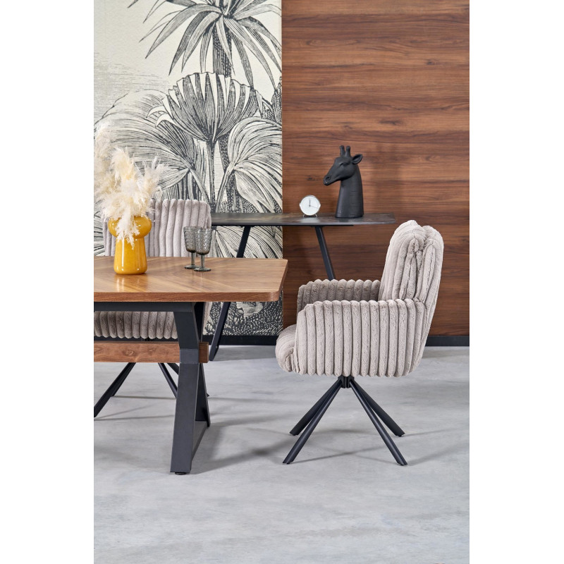 Krzesło obrotowe Denver popielate