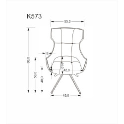 Krzesło obrotowe Boston beżowe Krzesło obrotowe Boston beżowe