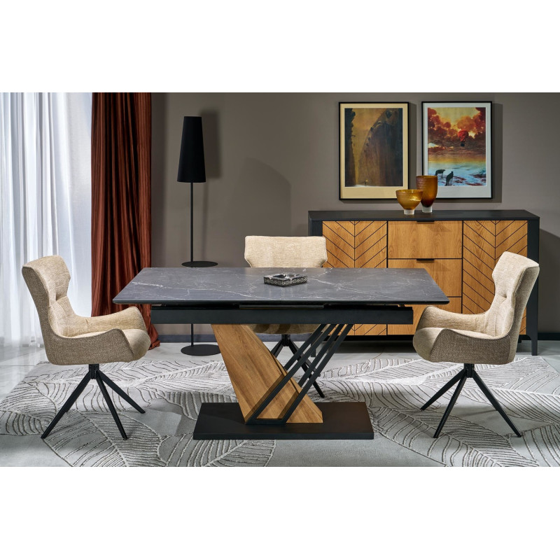 Krzesło obrotowe Boston beżowe