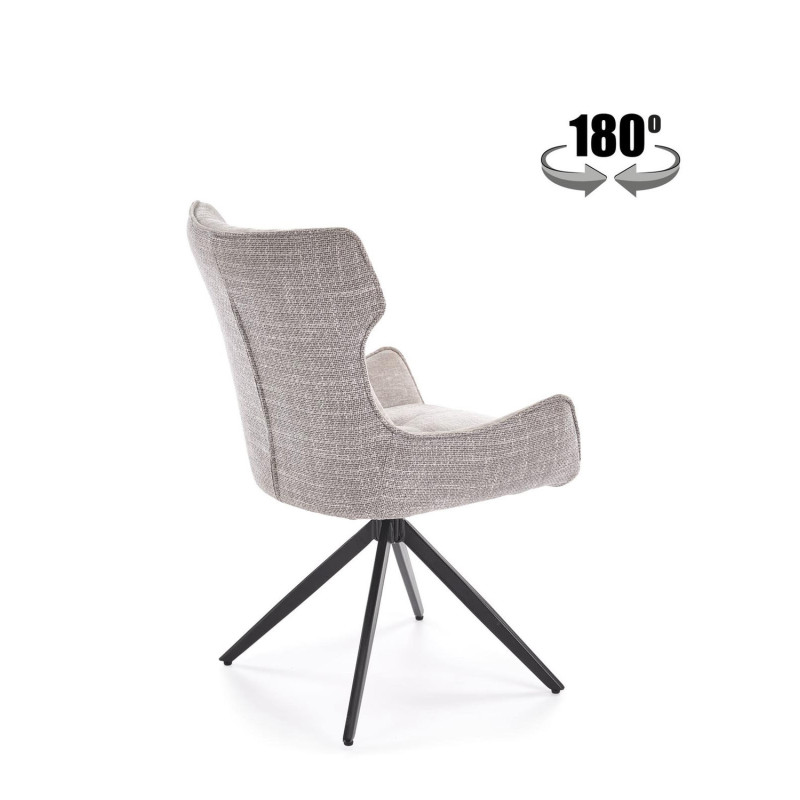 Krzesło obrotowe Boston popielate