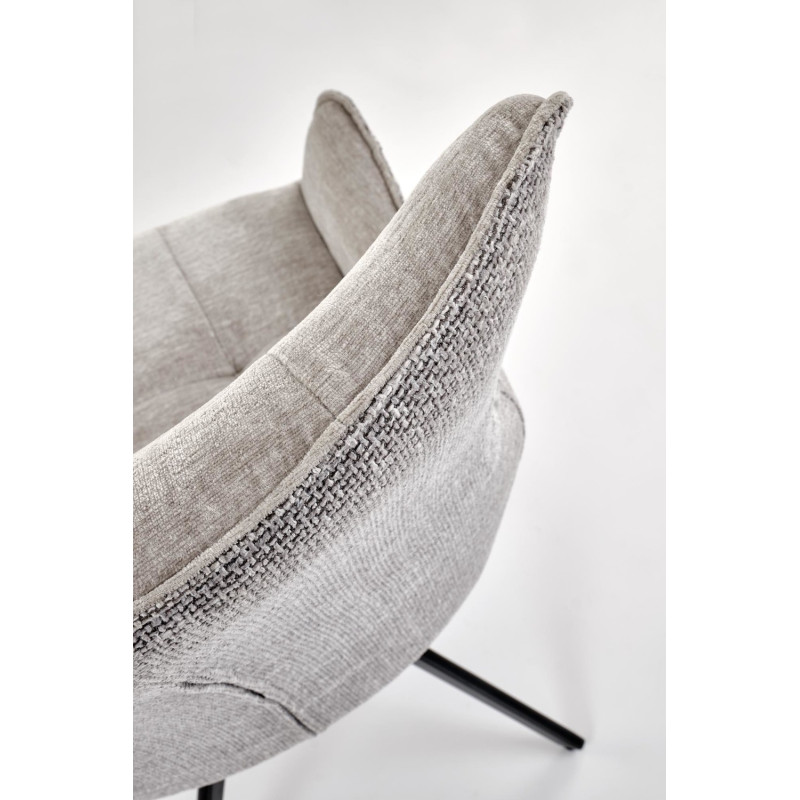 Krzesło obrotowe Boston popielate