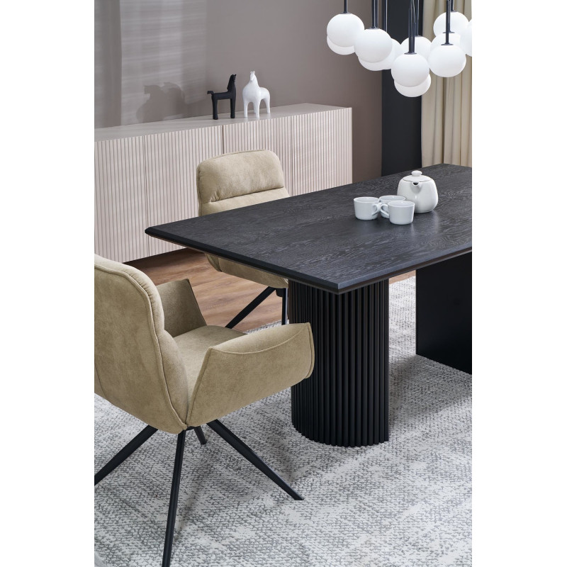 Krzesło obrotowe York ciemny beż