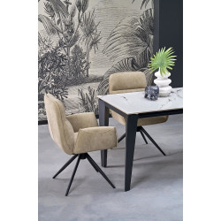 Krzesło obrotowe York ciemny beż Krzesło obrotowe York ciemny beż