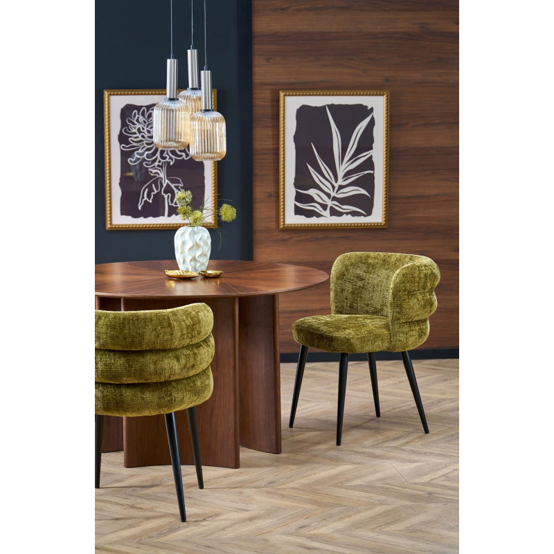 Krzesło tapicerowane Verona oliwkowe