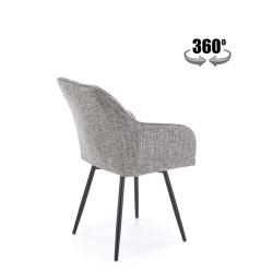 Krzesło obrotowe Oxford Mini popielate Krzesło obrotowe Oxford Mini popielate