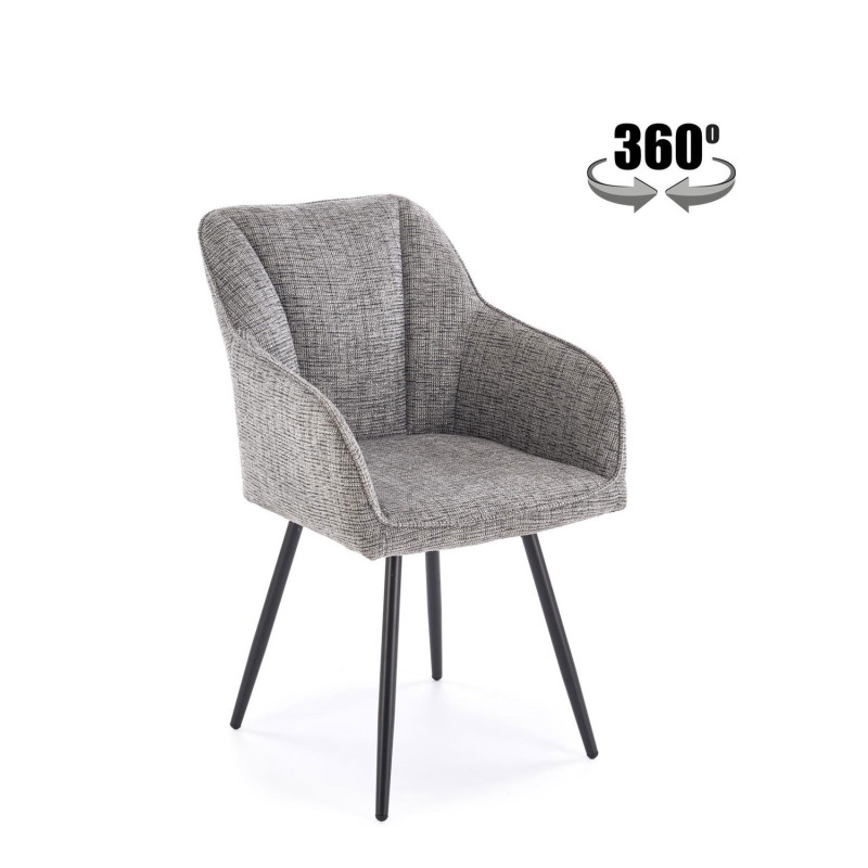 Krzesło obrotowe Oxford Mini popielate Krzesło obrotowe Oxford Mini popielate