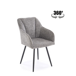 Krzesło obrotowe Oxford Mini popielate