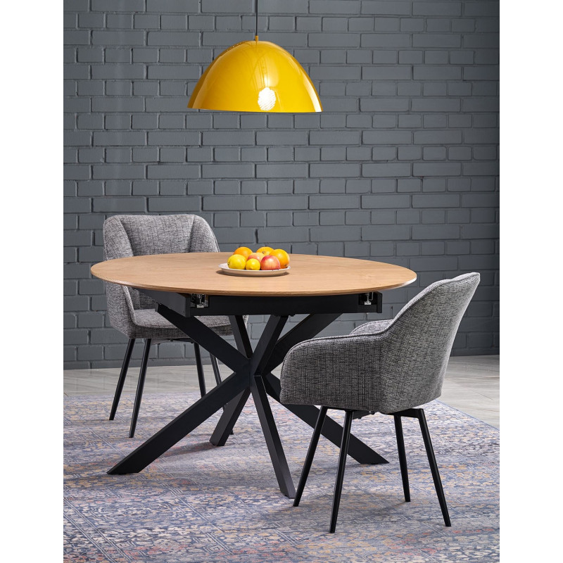 Krzesło obrotowe Oxford Mini popielate