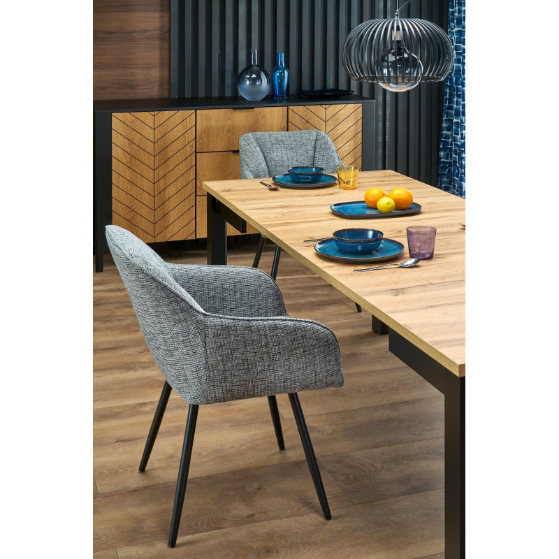 Krzesło obrotowe Oxford Mini popielate