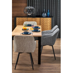 Krzesło obrotowe Oxford Mini popielate Krzesło obrotowe Oxford Mini popielate