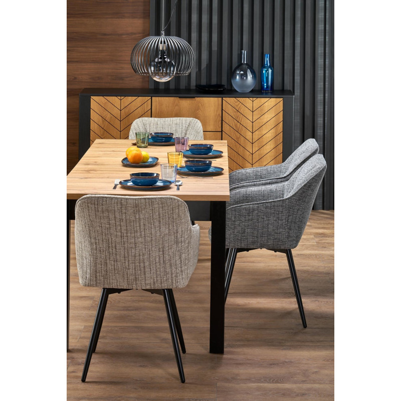 Krzesło obrotowe Oxford Mini popielate