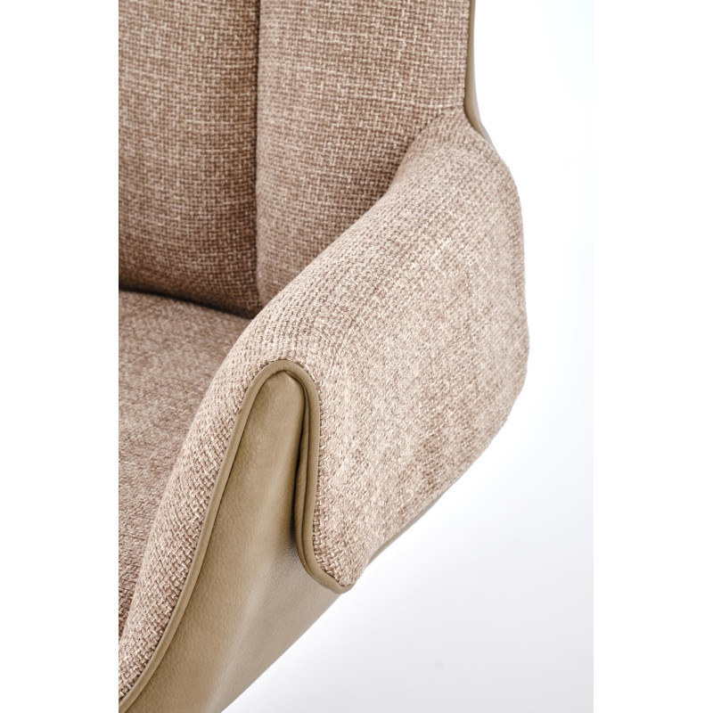 Krzesło obrotowe Houston brązowe