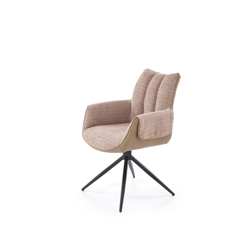 Krzesło obrotowe Houston brązowe