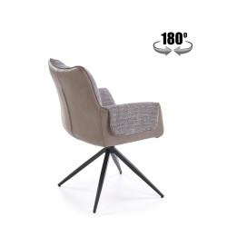 Krzesło obrotowe Houston popielate