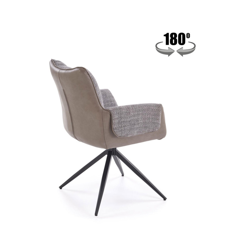 Krzesło obrotowe Houston popielate