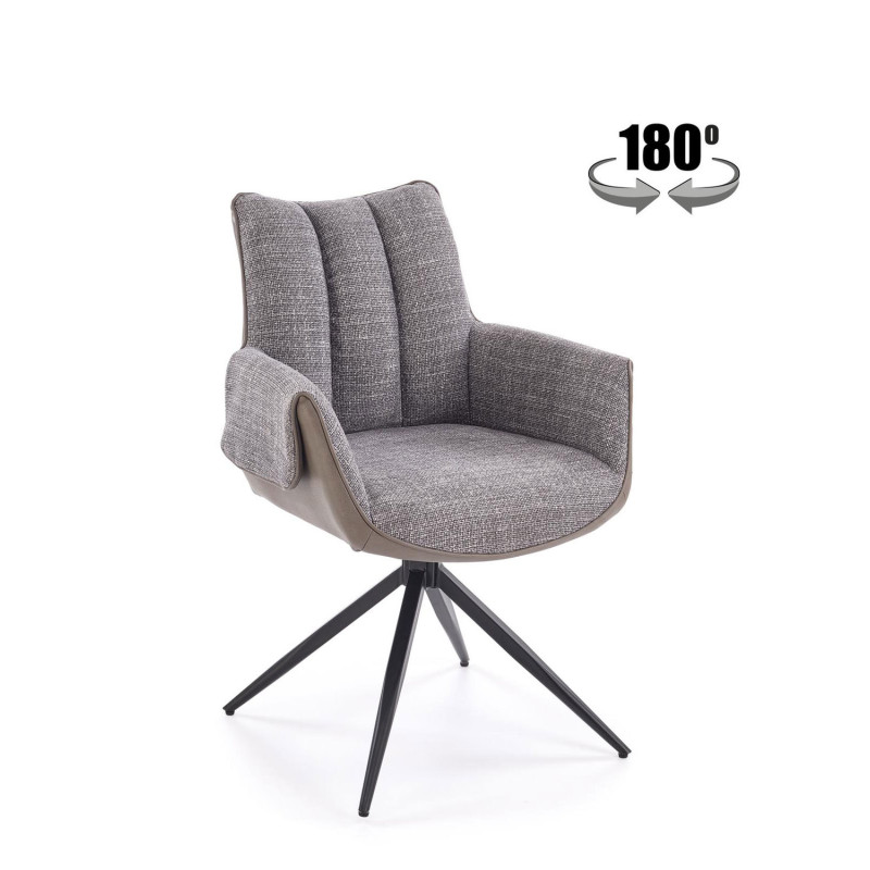 Krzesło obrotowe Houston popielate