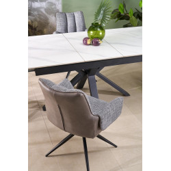 Krzesło obrotowe Houston popielate