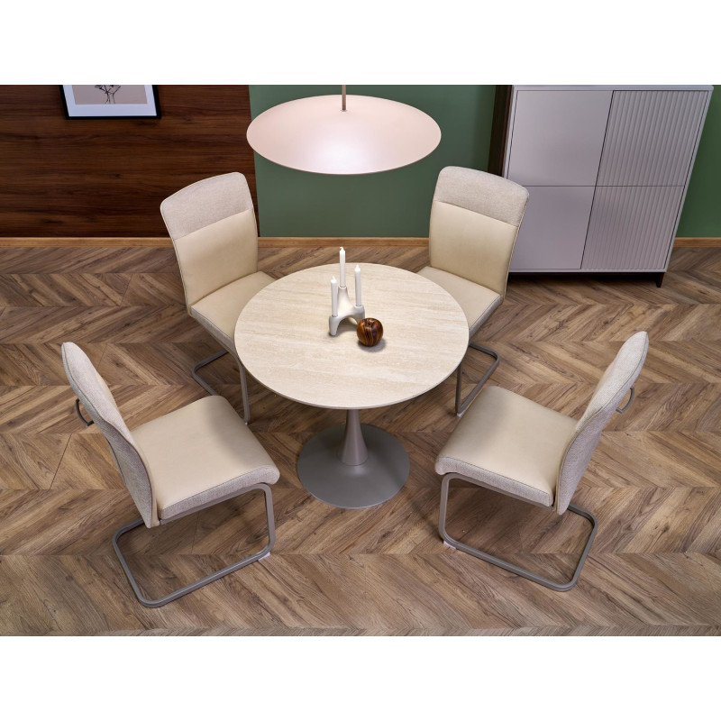 Krzesło tapicerowane Oslo beż