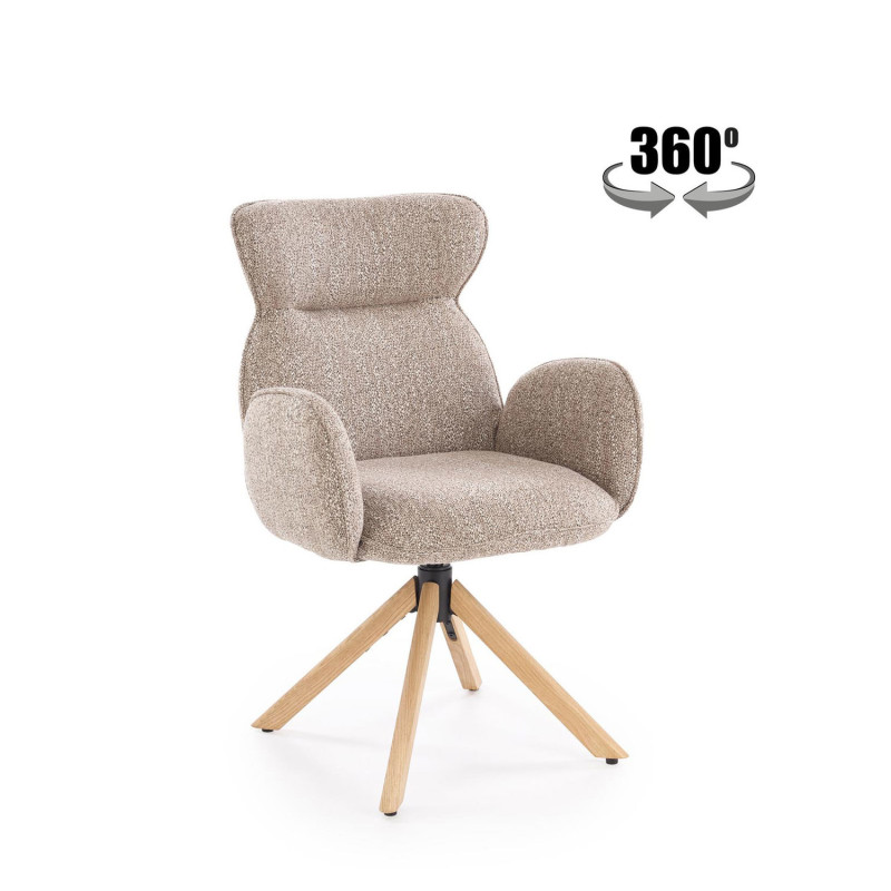 Krzesło obrotowe Cambridge ciemny beż Krzesło obrotowe Cambridge ciemny beż