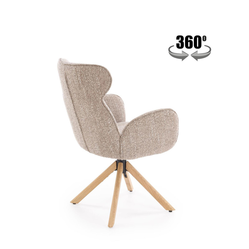 Krzesło obrotowe Cambridge ciemny beż