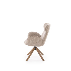 Krzesło obrotowe Cambridge ciemny beż - jasny orzech Krzesło obrotowe Cambridge ciemny beż - jasny orzech