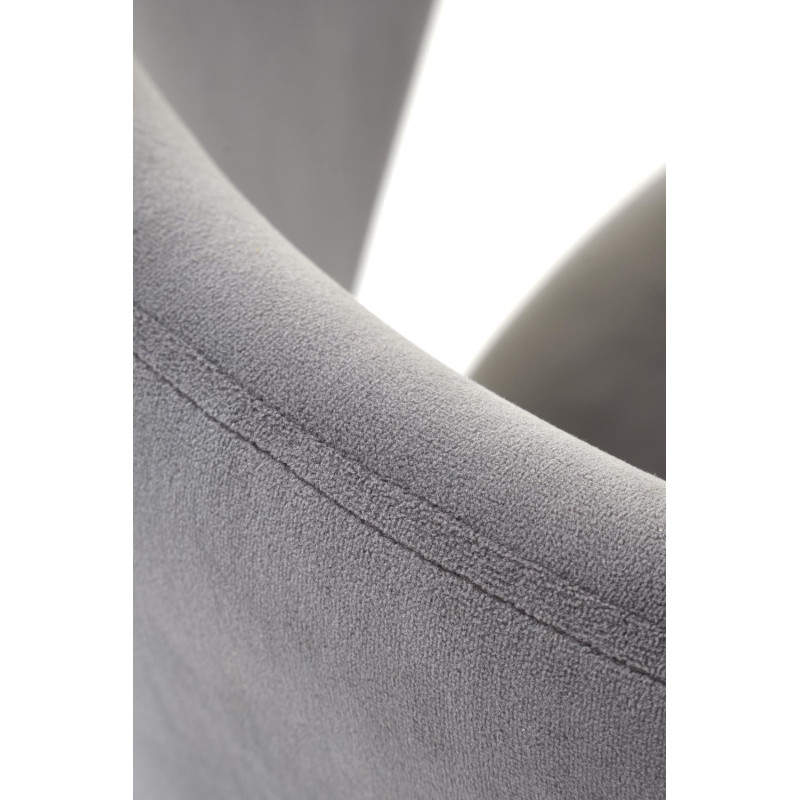 Krzesło tapicerowane Milano popielate 14