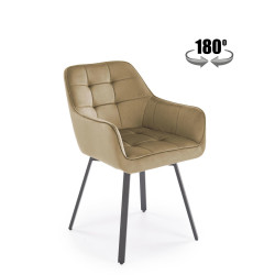 Krzesło obrotowe Dublin beż