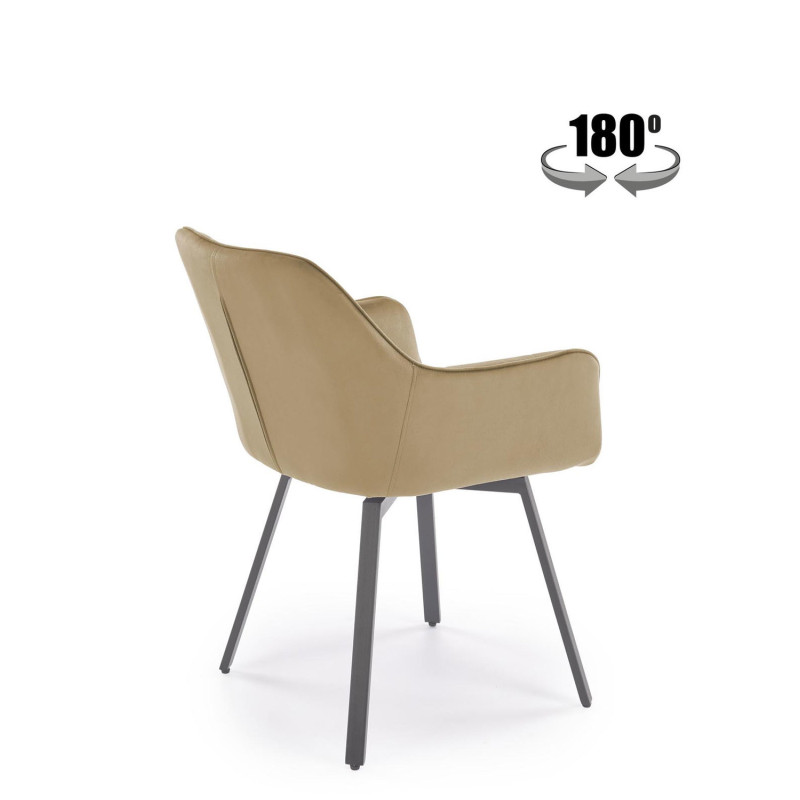 Krzesło obrotowe Dublin beż