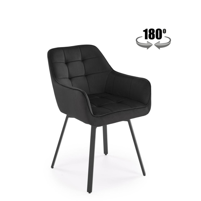 Krzesło obrotowe Dublin czarne Krzesło obrotowe Dublin czarne