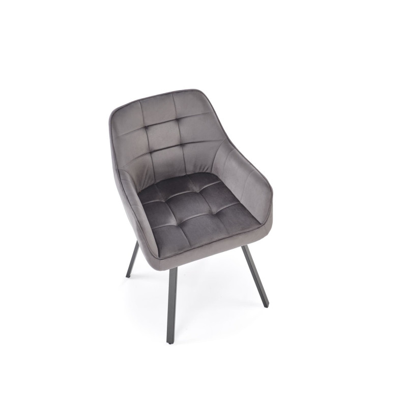 Krzesło obrotowe Dublin popielate