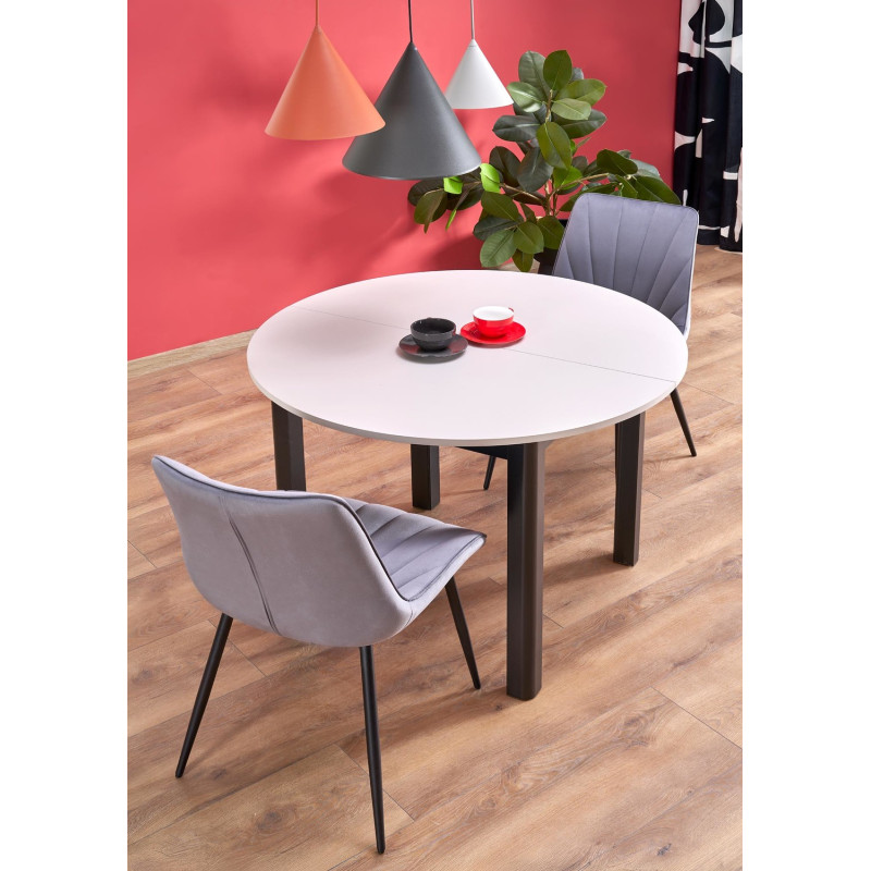 Krzesło tapicerowane Warsaw popielate