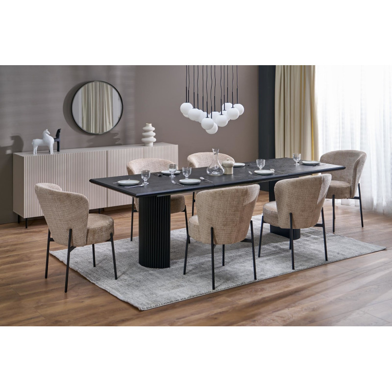 Krzesło tapicerowane Prague beż