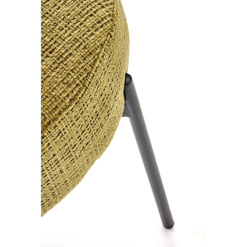 Krzesło tapicerowane Prague oliwkowe