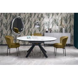 Krzesło tapicerowane Prague oliwkowe Krzesło tapicerowane Prague oliwkowe