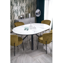 Krzesło tapicerowane Prague oliwkowe Krzesło tapicerowane Prague oliwkowe