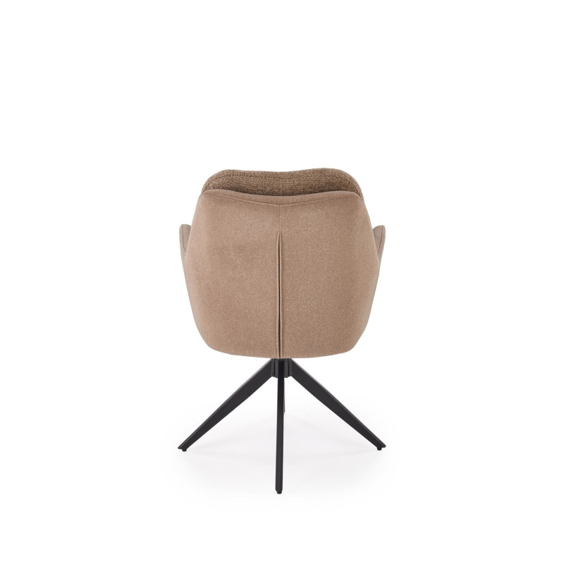 Krzesło obrotowe Riga brązowe