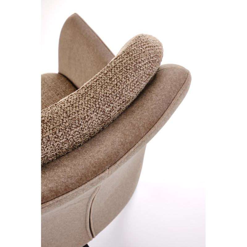 Krzesło obrotowe Riga brązowe