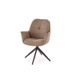 Krzesło obrotowe Riga brązowe Krzesło obrotowe Riga brązowe