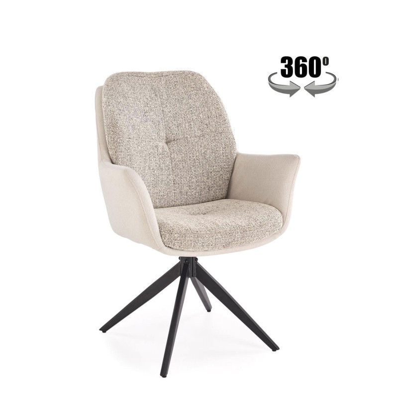 Krzesło obrotowe Riga jasny popielaty Krzesło obrotowe Riga jasny popielaty