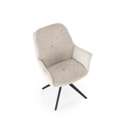 Krzesło obrotowe Riga jasny popielaty Krzesło obrotowe Riga jasny popielaty