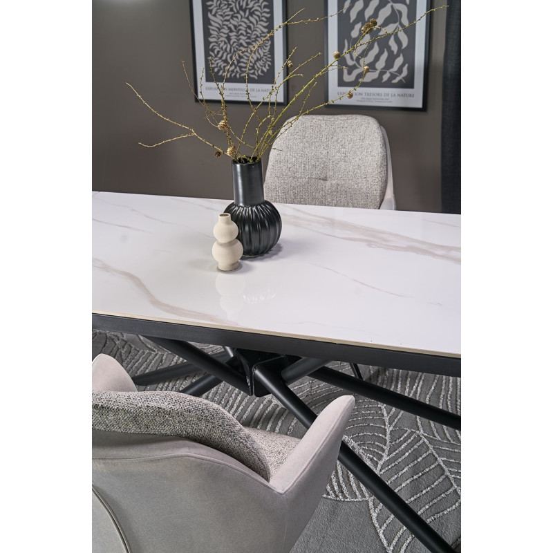 Krzesło obrotowe Riga jasny popielaty