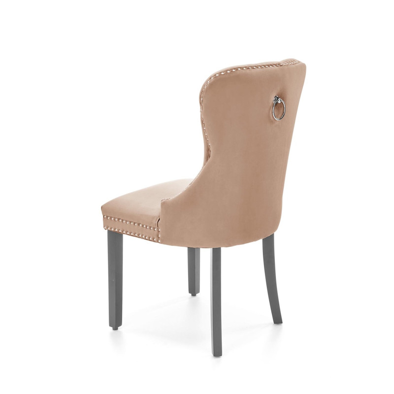 MIYA krzesło czarny / tap: beżowy