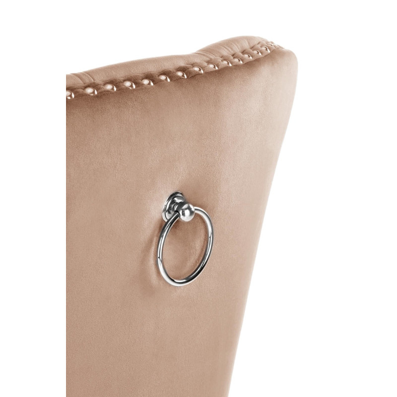 MIYA krzesło czarny / tap: beżowy