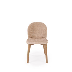 BASSO krzesło jasny orzech / tap: CREMONA 14 (beżowy) BASSO krzesło jasny orzech / tap: CREMONA 14 (beżowy)