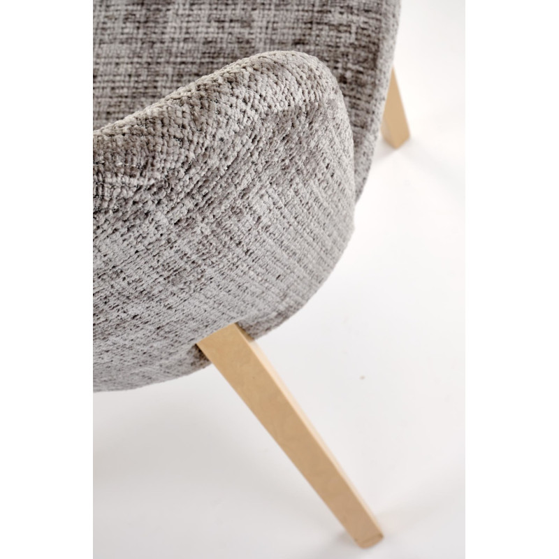 BASSO krzesło dąb naturalny / tap: CREMONA 96 (popiel)