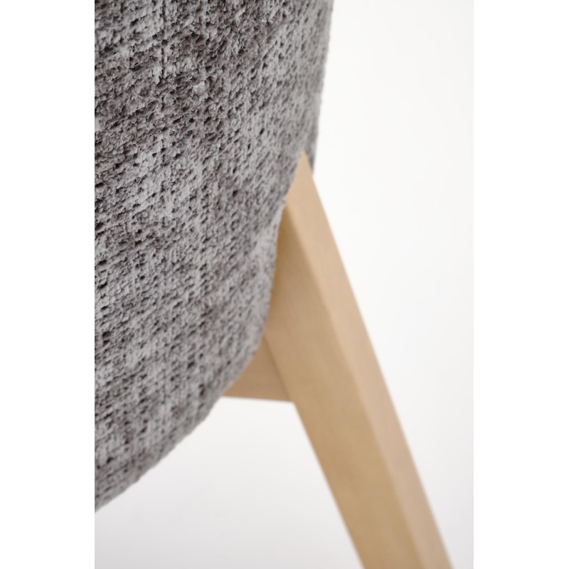 BASSO krzesło dąb naturalny / tap: CREMONA 96 (popiel)